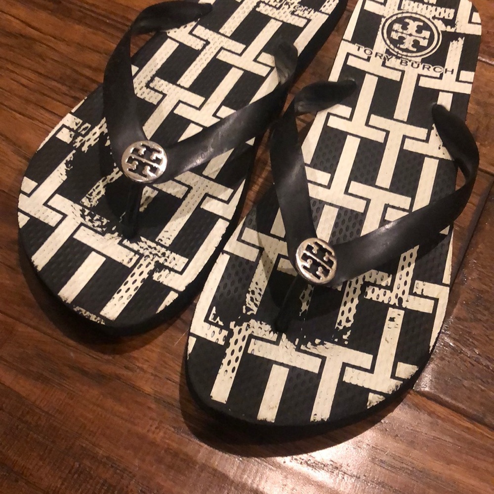 Tory Butch flip flops - Picture 2 of 3